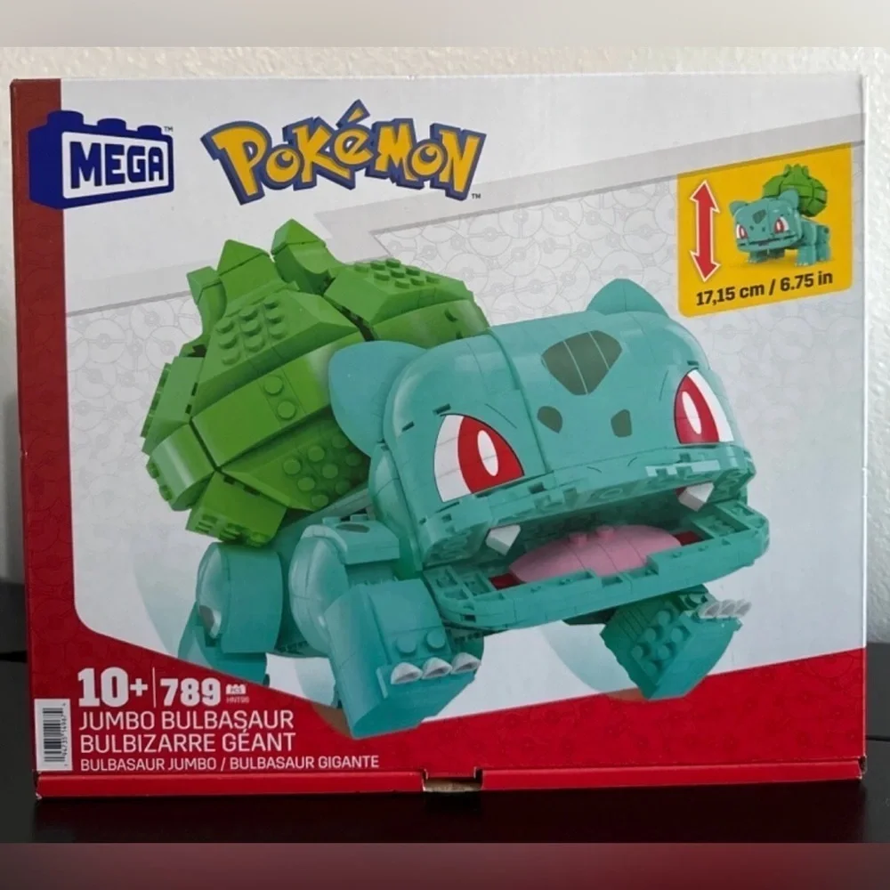 Mega Pokémon Bulbasaur Building toy kit with 1 action Figure-789 pcs